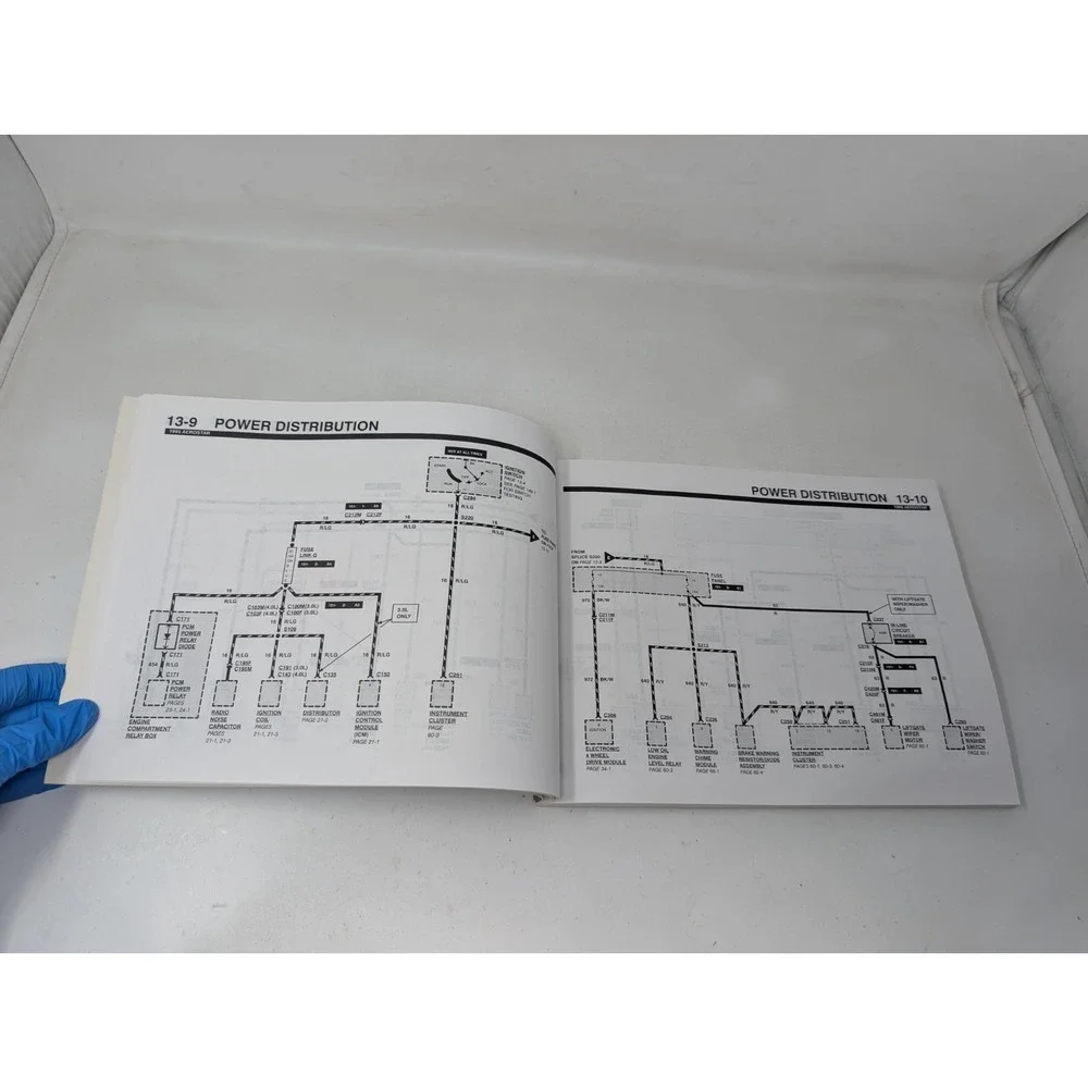 1995 Ford Aerostar OEM Electrical & Vacuum Trouble Shooting Manual‎ EVTM VTG 90s